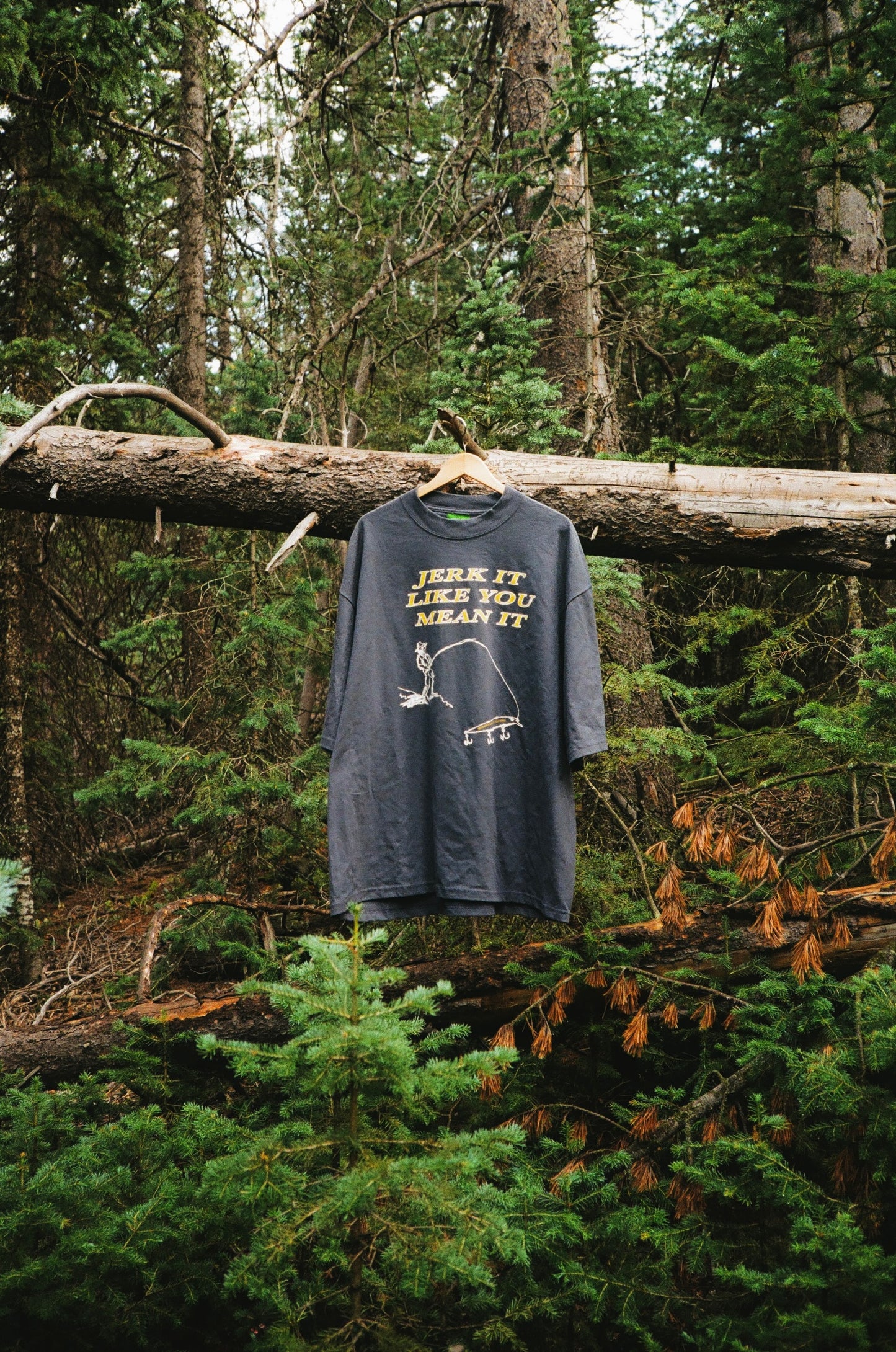 "JERK IT LIKE YOU MEAN IT" OVERSIZED T-SHIRT