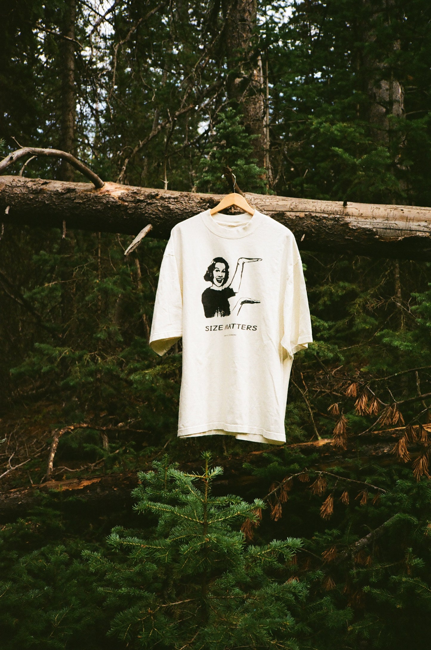 "SIZE MATTERS" OVERSIZED T-SHIRT