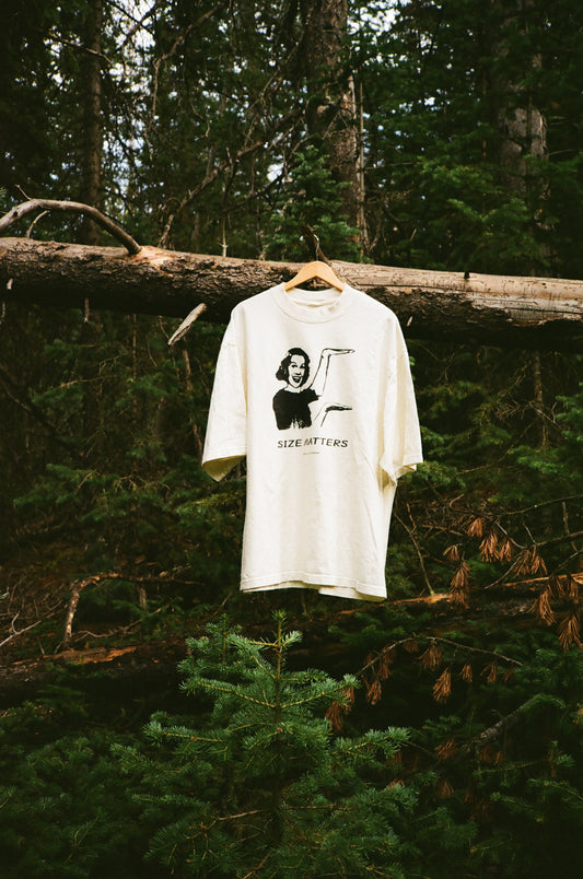 "SIZE MATTERS" OVERSIZED T-SHIRT