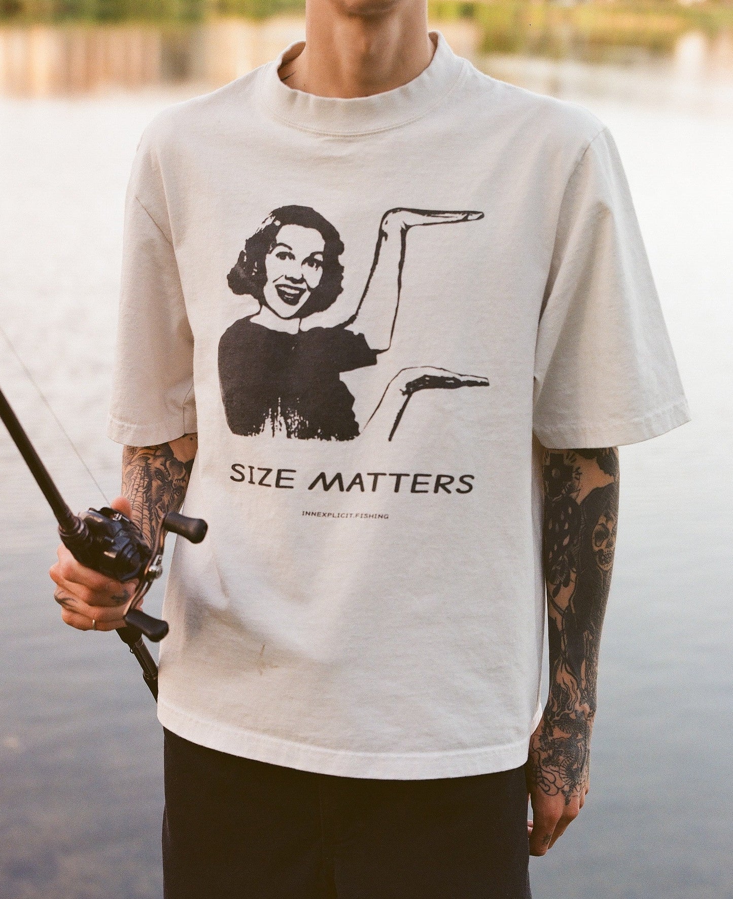"SIZE MATTERS" OVERSIZED T-SHIRT